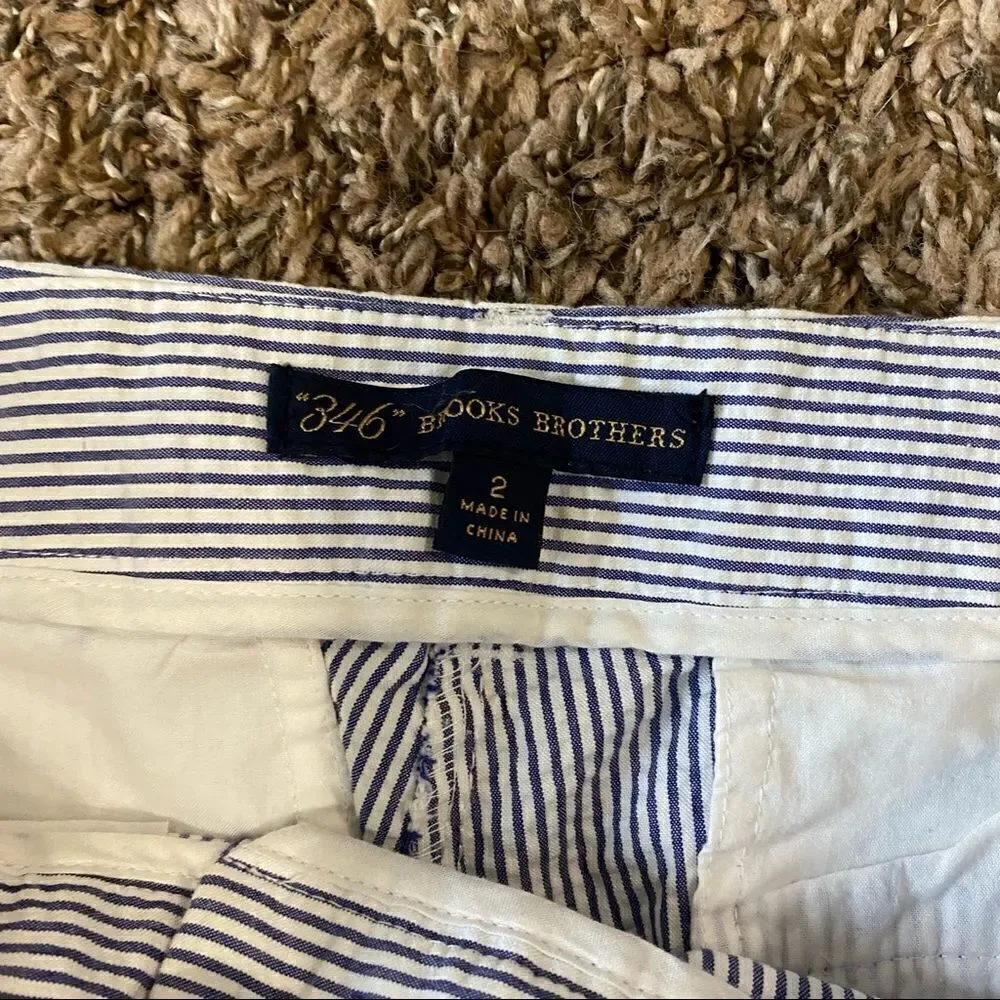 Brooks Brothers Pineapple sear sucker shorts